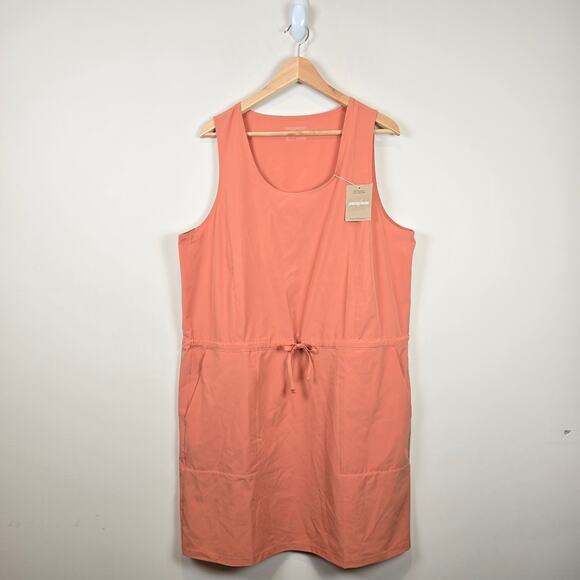 Patagonia Womens Fleetwith Dress Size XL Sienna Clay Drawstring